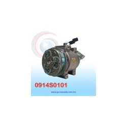 COMPRESOR MITSUBISHI L200 SPORTERO AÑO 08-15 / TRITON 05-14 T/P 2.5LTS DIESEL 1A 124MM 12V DKS15D VALEO TAILANDIA | GCC NEVADA