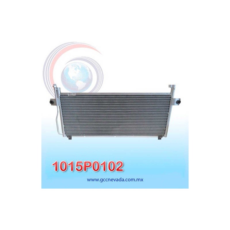 CONDENSADOR NISSAN MARCH / TIIDA AÑO 07/18 / VERSA 12/19 / NOTE 14/19/ MICRA 15/18 R-134-A S/FILTRO 11.5X27.5X20 TC NEVADA | GCC