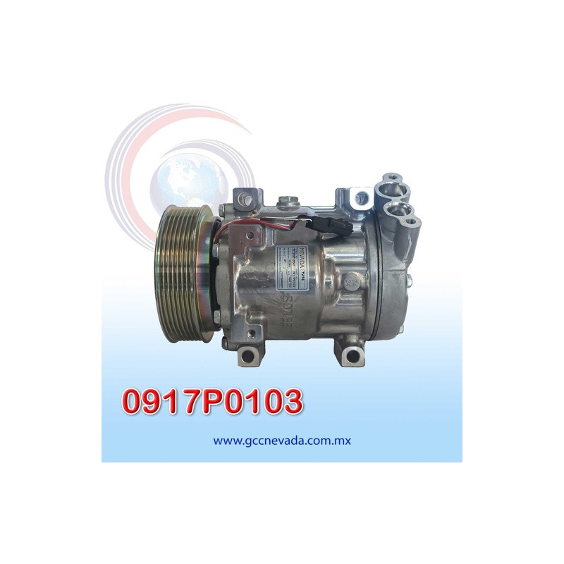 COMPRESOR RENAULT DUSTER MOD-1815 R-134- 7PK NEVADA ASIA | GCC NEVADA