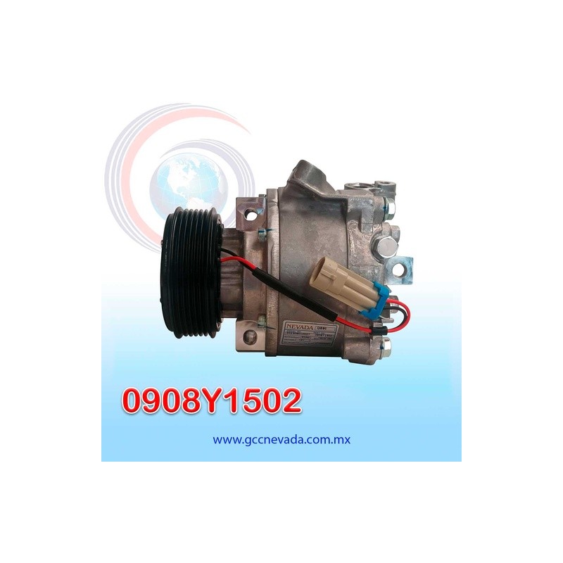 COMPRESOR CHEVROLET TRACKER AÑO 13/16 / SONIC / ONIX / COBALT AÑO 13/19 R-134A 6PK 12V NEVADA ASIA | GCC NEVADA