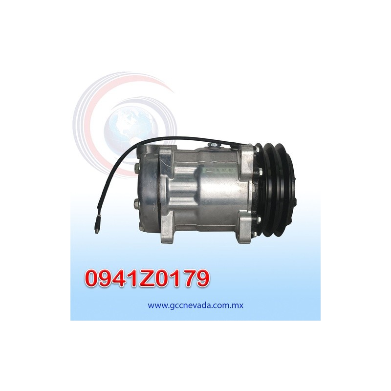 COMPRESOR 709 TOMA VERTICAL MUFFLER R-134-A 8 OREJAS 2A 132MM 12V NEVADA ASIA | GCC NEVADA
